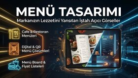 profesyonel ve estetik menü tasarımları hazırlarım