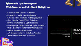 profesyonel web yazılımları yaparım