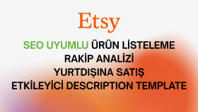 etsy'de listelerinizi oluşturabilirim