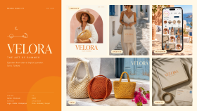 Velora | El Örgüsü Çanta Markası Kimlik Tasarımı