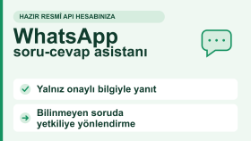 hazır resmî WhatsApp API hesabınıza müşteri asistanı kurarım
