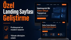 AI destekli yüksek dönüşümlü Landing Page tasarlarım