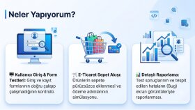 web test otomasyonu yaparım