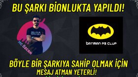 Batman PS Club için yapmış olduğum rap şarkısı