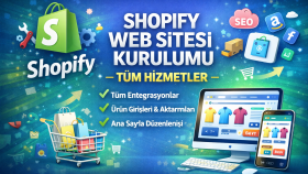 Shopify web sitelerinizde AdanZ ye tüm hizmeti verebilirim