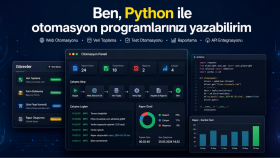 Python ile otomasyon programlarınızı yazabilirim