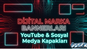 Profesyonel YouTube ve Sosyal Medya Banner Tasarımı