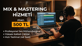 şarkılarınıza söz yazabilir ve mix mastering yapabilirim