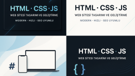 modern ve mobil uyumlu web siteleri tasarlarım