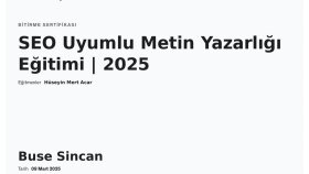 SEO  uyumlu, özgün içerikler yazarım