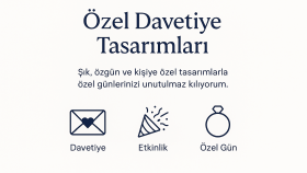 Vaveyla - Minimal ve Şık Davetiye Tasarımları