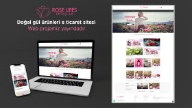 Rose Lifes Doğal Ürünler E-ticaret site projesi