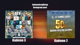İnstagram %50 İndirim post
