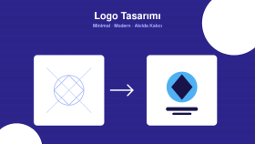 minimal ve modern logo tasarlarım