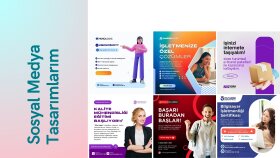 Bazı Sosyal Medya İçeriği Tasarımlarım