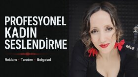 profesyonel, etkili kadın seslendirme hizmeti sunarım