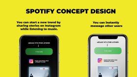 Spotify Konsept Arayüz Tasarımı