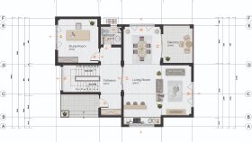 Ben mimari plan renklendirmesi yapabilirim