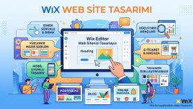  wix ile web site tasarımı yaparım