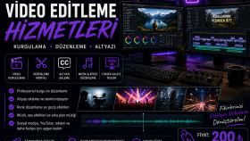 videolarınızı kurgulayıp, düzenleyip, editleyebilirim