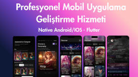 Android&IOS yüksek performanslı uygulamalar geliştiririm