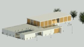 Elven School And Recreational Center 3D TASARIMI 