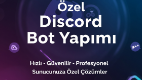 sizin sunucunuz için hayalinizdeki discord botunu yaparım