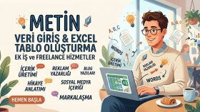 tüm metinlerinizi bilgisayar ortamına geçiririm