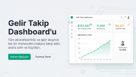 gelir takip dashboardu yaparım
