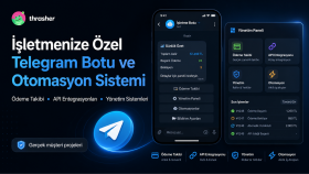 Python veya Node.js ile özel Telegram botu yaparım