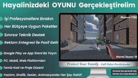 istediğiniz her tür 3D oyunu yaparım