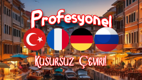 İngilizce, Almanca, Rusça, Fransızca çeviri yaparım