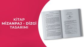 kitap dizgi ve mizanpajını yapabilirim