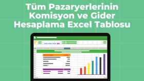 pazaryerleri için otomatik satış maliyet tablosu hazırlarım