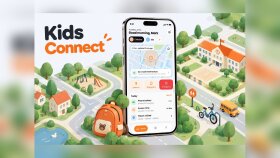 Kids Connect - Çocuk Güvenliği Uygulaması Arayüzü