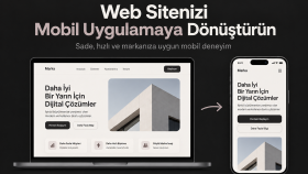 websitenizi uygulamaya dönüştürebilirim