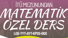 Matematik alanında her seviyeye uygun özel ders veriyorum