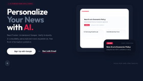 AI Powered next-generation news platform