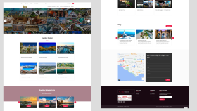 Turizm şirketi kurumsal web sitesi