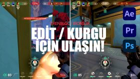 Valorant için hareketli, dinamik editler yaparım
