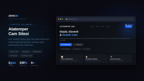 Atatemper Cam – Kurumsal Web Sitesi Tasarımı