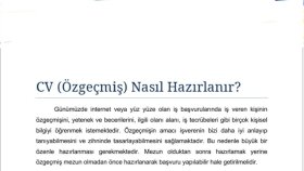 Cv Hazırlamanın Püf Noktaları