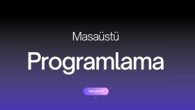 Sizin için Masaüstü Uygulamalar Geliştiririm