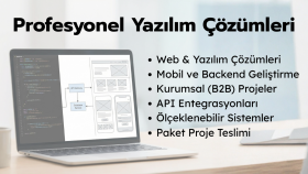 web tabanlı yazılım projeleri geliştiririm