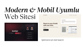 markanız için modern ve özgün web sitesi oluştururum