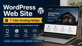 WordPress web sitenizi anahtar teslim hazırlayabilirim