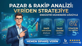  veriye dayalı pazar ve rakip analizi ile strateji sunarım