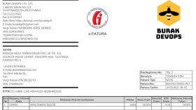 e-Fatura, e-Arşiv ve e-İrsaliye Tasarımları Yapabilirim