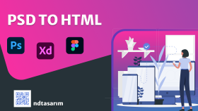 xd, psd, ai, figma tasarımları HTML, CSS olarak kodlarım