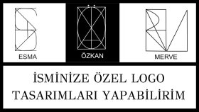 isminize özel logo tasarımları yapabilirim